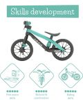 Bicicletă de echilibru pentru copii Chillafish - BMXie Vroom, albastru deschis - 6t