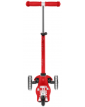 Scooter pentru copii Micro - Mini Deluxe LED, Red - 4t