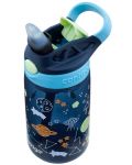 Sticlă de apă pentru copii Contigo Easy Clean - Blueberry Cosmos, 420 ml - 2t