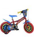 Bicicleta pentru copii Dino Bikes - Paw Patrol, 12'', roșu - 1t