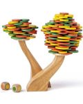 Joc de balans din lemn pentru copii Woody - Copac de toamna - 1t
