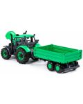 Jucărie Polesie Progress - Tractor de inerție cu remorcă - 4t