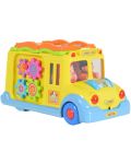 Jucărie muzicală pentru copii  Hola Toys - Autobuz școlar - 1t