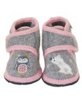 Papuci de lână pentru copii cu urs și pinguin Sterntaler - 21/22, 18-24 luni - 1t