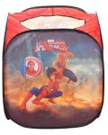 Cort de joacă pentru copii cu acoperiș Ittl - Spiderman, cu geantă  - 2t