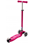 Scooter pentru copii Micro - Maxi Deluxe LED, Pink - 5t