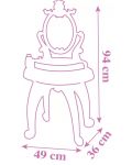 Masă de toaletă pentru copii 2 în 1 Smoby Disney Princess - Coafor - 7t