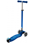 Scooter pentru copii Micro - Maxi Deluxe LED, Navy Blue - 5t