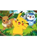 Puzzle pentru copii Ravensburger  din 2 x 24 piese - Pikachu și prietenii - 2t