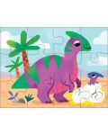 Puzzle pentru copii Mudpuppy 4 în 1 - Prieteni dinozauri - 5t