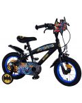 Bicicletă pentru copii cu roți auxiliare  E&L cycles - Batman, 12'' - 2t