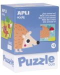 Puzzle pentru copii Apli Kids - Ce animal este, 24 piese - 1t