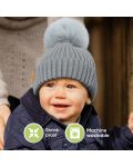 Pălărie de iarnă pentru copii KeaBabies - 6-36 luni, gri, 2 bucăți - 7t