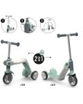 Tricicletă pentru copii 2 în 1 Smoby - Trotinetă și roată echilibrată - 2t