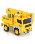Jucărie pentru copii Moni Toys - Camion cu macara și cârlig, cu sunet și lumină, 1:20 - 3t