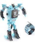 Jucărie pentru copii Raya Toys - Ceas robot transformator, albastru - 2t