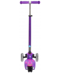 Scooter pentru copii Micro - Maxi Deluxe LED, Purple - 4t