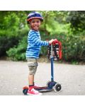 Scooter pentru copii Micro - Mini Deluxe LED, Navy Blue - 7t