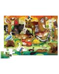 Puzzle pentru copii podea Crocodil Creek din 36 de piese - Animale din pădure  - 2t