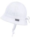Pălărie de vară pentru copii cu protecție UV 50+ Sterntaler - 43 cm, 5-6 luni, albă - 2t