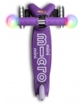 Trotineta pentru copii Micro - Mini Deluxe Magic LED, Purple - 6t