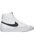 Pantofi sport pentru copii Nike - Blazer Mid '77, albe - 3t