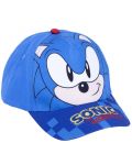 Set pentru copii Cerda - Pălărie și ochelari de soare, Sonic - 2t