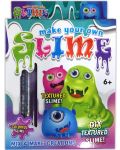 Set pentru copii Raya Toys - DIY slam, mov, cu sclipici - 1t