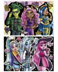 Puzzle pentru copii Educa din 2 x 100 de piese - Monster High - 2t