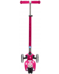 Scooter pentru copii Micro - Maxi Deluxe LED, Pink - 4t