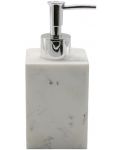 Dozator de săpun lichid Inter Ceramic - Lain, marmură albă - 1t
