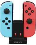 Stație de andocare Konix Mythics pentru Nintendo Switch, dublă, negru - 1t