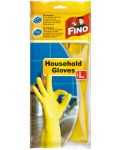 Mănuși de menaj Mănuși de bucătărie Fino - Household, mărimea L, 1 pereche, galbene - 1t