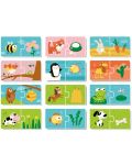 Puzzle educativ pentru copii Dodo Duo - Cu ce se hranesc animalele? - 2t