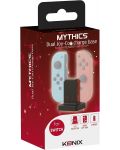 Stație de andocare Konix Mythics pentru Nintendo Switch, dublă, negru - 5t