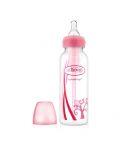 Dr. Brown's Narrow-Neck Options Bottle - Bufniță roz, 250 ml - 1t