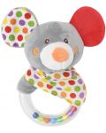 Trăncăneală cu inel Lorelli Toys - șoarece - 1t
