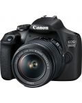 Aparat foto DSLR Canon - EOS 2000D, EF-S 18-55mm, SB130, negru - 1t