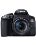 Aparat foto DSLR Canon - EOS 850D + obiectiv EF-S 18-55mm, negru - 1t