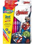 Colorino Marvel Avengers Markere duble 10 culori - 1t