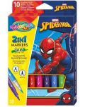 Colorino Marvel Avengers Markere cu 2 varfuri 10 culori - 1t