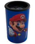 Ascuțitoare dublă pentru creioane Panini Super Mario - Albastru - 1t