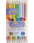 Creioane bicolore Carioca Bi-Color - Pastel, 12 buc. - 1t