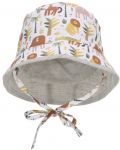 Pălărie de vară reversibilă pentru copii cu protecție UV 50+ Sterntaler - Jungle, 51 cm, 18-24 luni - 2t