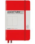 Agenda de buzunar Leuchtturm1917 - A6, pagini albe, Red - 1t