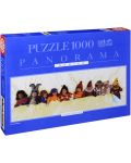 Puzzle panoramic Educa de 1000 piese - Zece intr-un pat, Anne Geddes - 1t