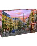 Puzzle Educa de 5000 piese - Strada in Paris, Dominic Davison - 1t