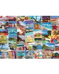 Puzzle Eurographics de 1000 piese – Calatorie pe plajele din lume - 2t