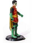 Figurina de actiune The Noble Collection DC Comics: Batman - Robin (Bendyfigs), 19 cm	 - 2t