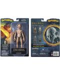 Figurina de actiune The Noble Collection Movies: The Lord of the Rings - Gollum (Bendyfigs), 19 cm - 4t